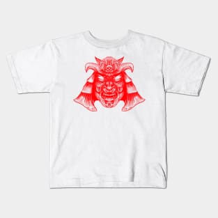 Red Samurai Kids T-Shirt